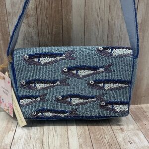 Viral TikTok HTF 🐟 Sardine 🐟 beaded bag NWT Handmade in India